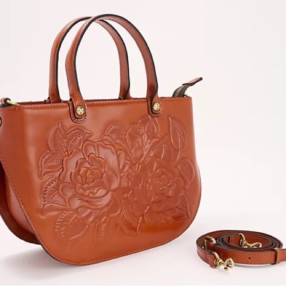 Patricia Nash Handbags - Patricia Nash Leather Fairford Satchel with Crossbody